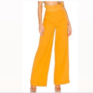 HOUSE OF HARLOW 1960 REVOLVE Medium Wide Leg Pant orange